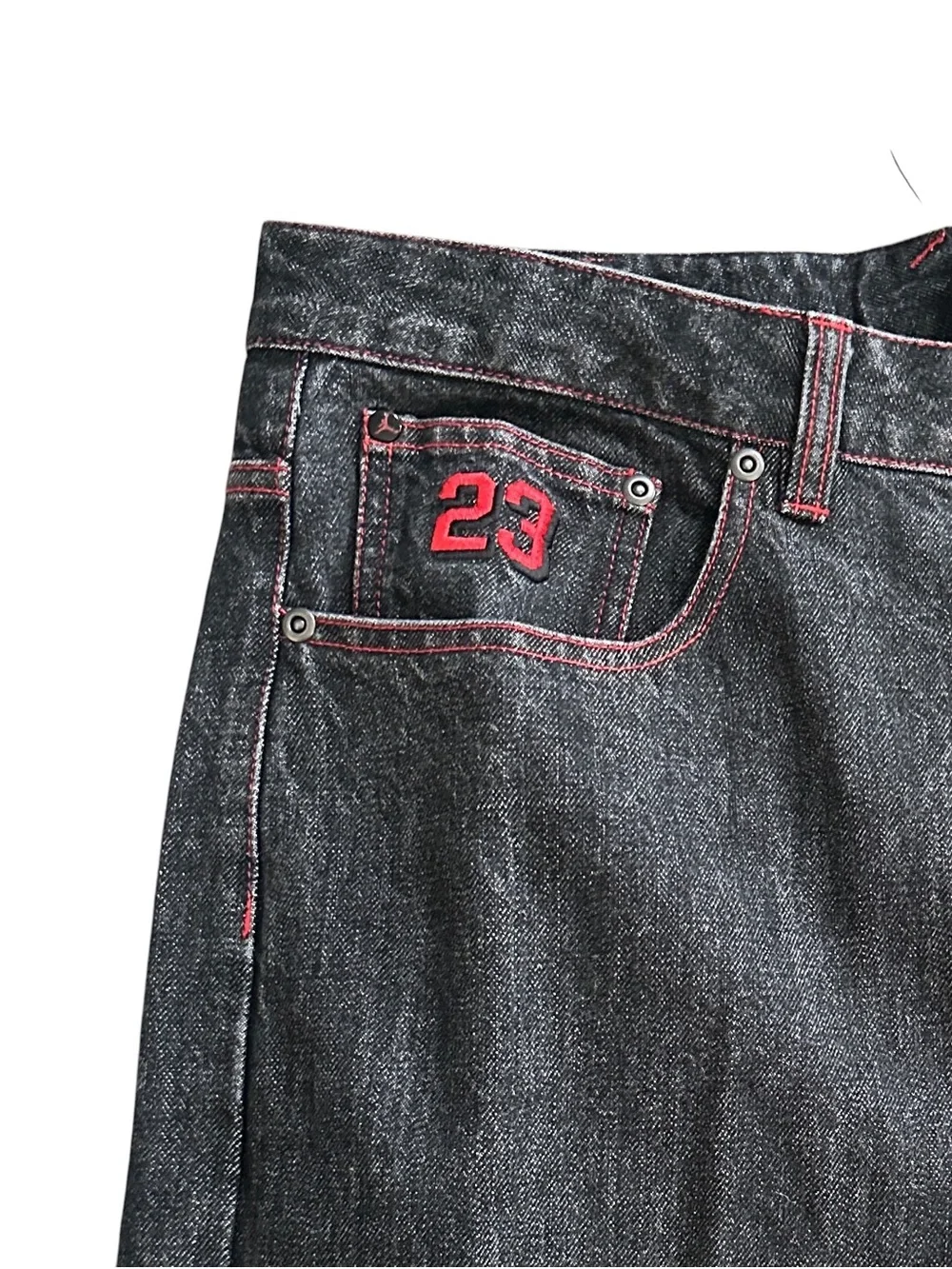 NWT Awake NY x Nike Jordan Loose Fit Black Denim Jeans Men’s 38 X 34